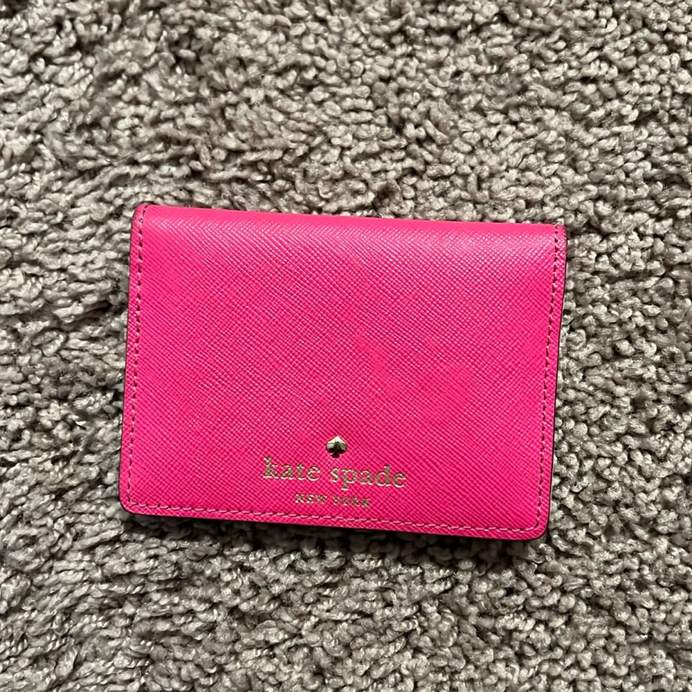 Pink Kate Spade Card Wallet